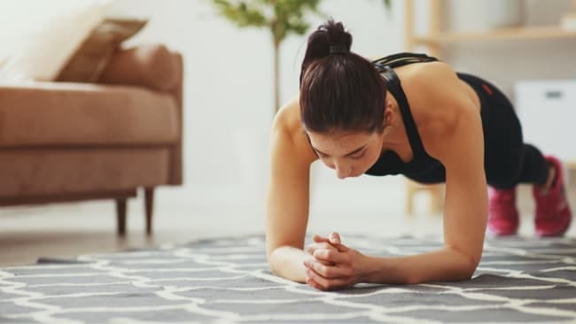 Bacteria can also grow on workout equipment, so be sure to give your gear a thorough clean once you're done. Image: iStock.