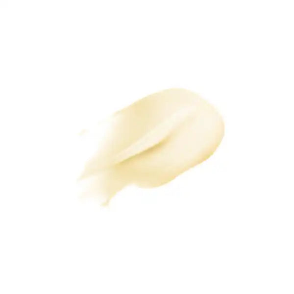 Creamy beige smear of cosmetic product or foundation.